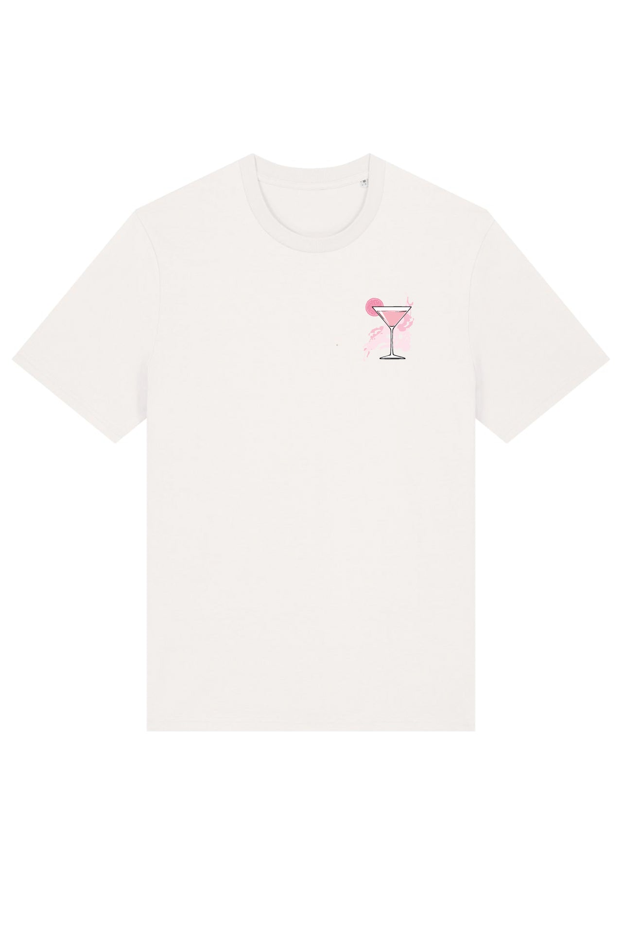 Team Braut Cocktail JGA Shirt - Bio-Baumwolle Off-White