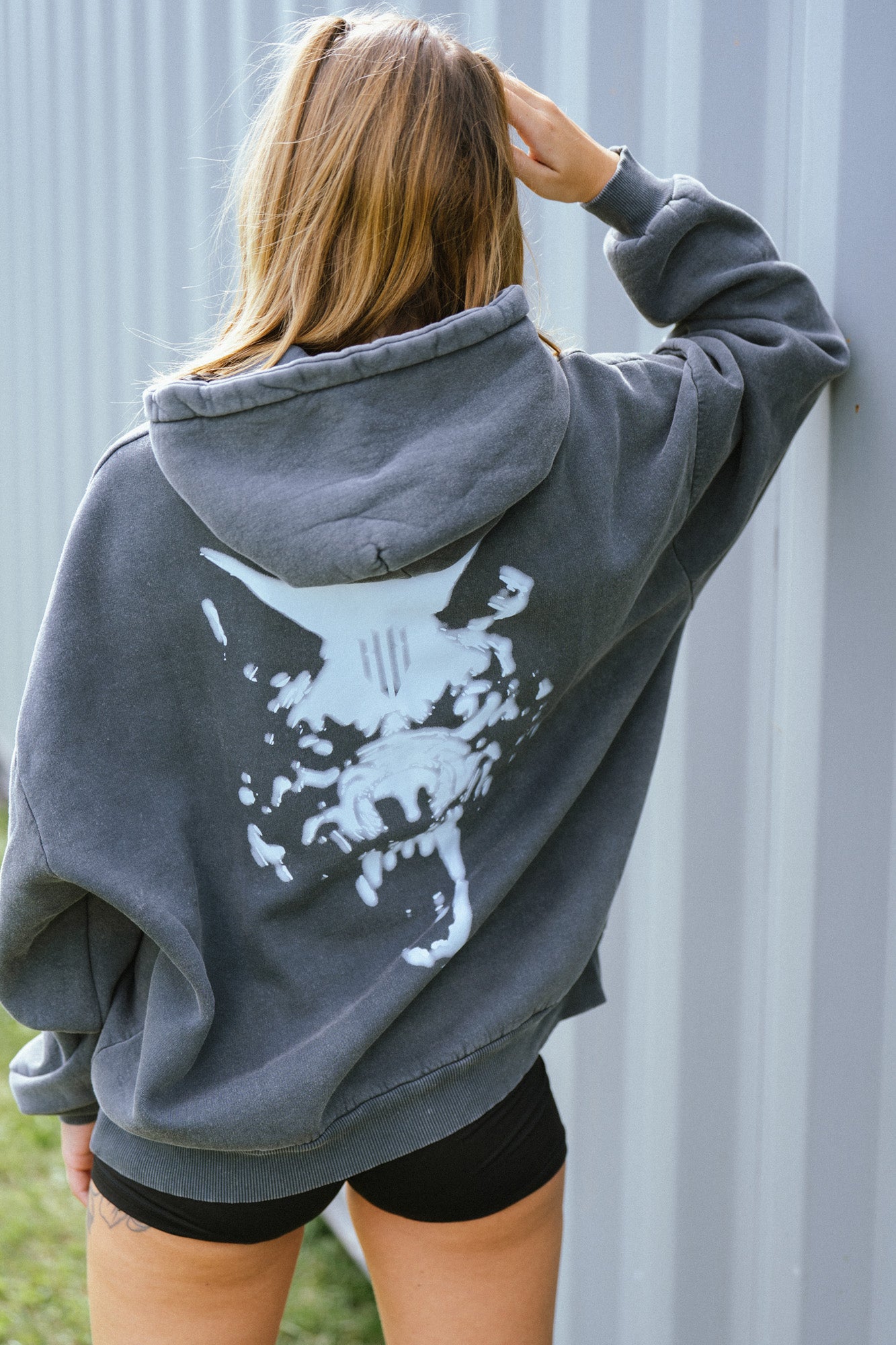 Hade Cage Dog Oversized Hoodie
