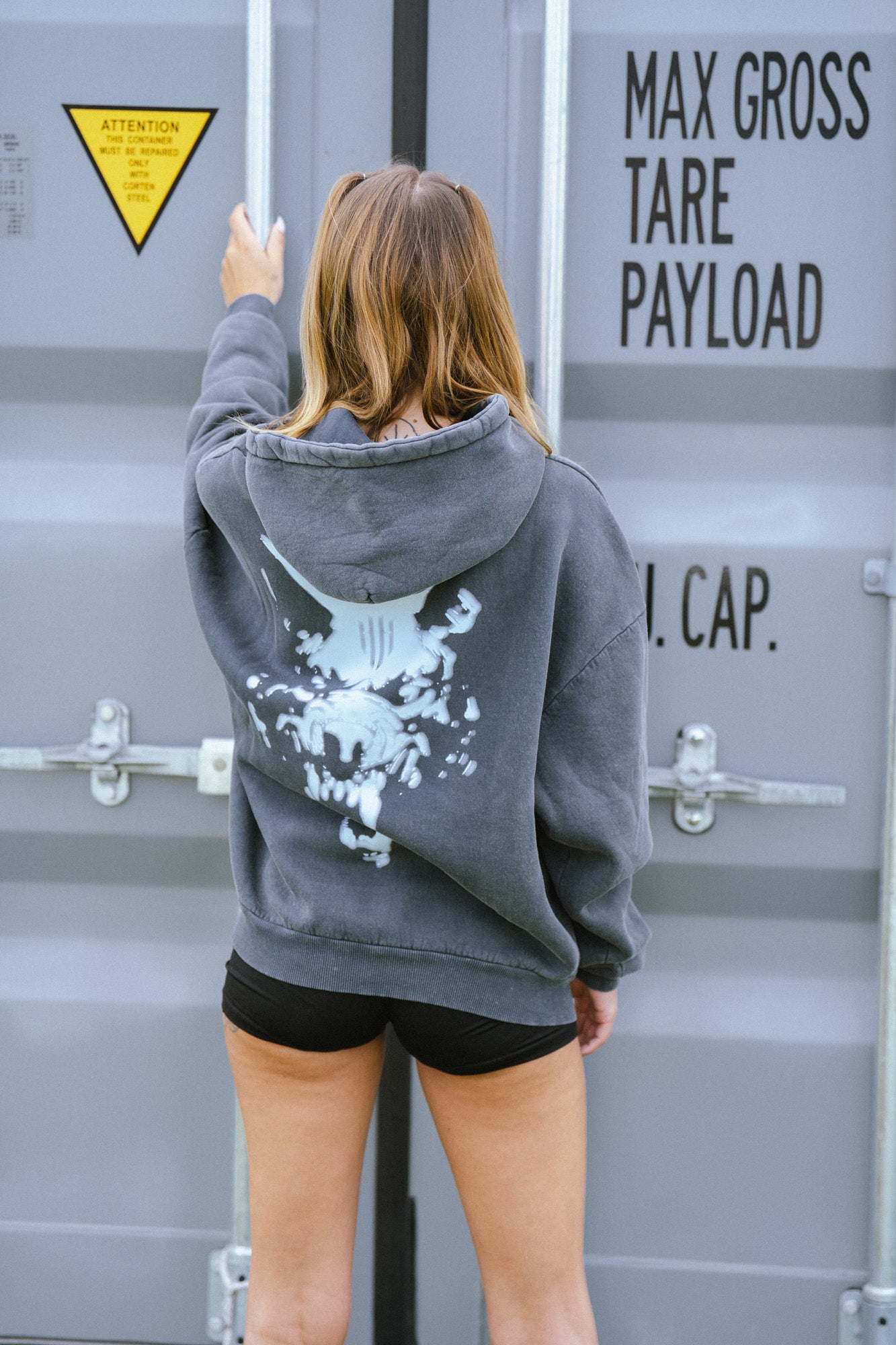Hade Cage Dog Oversized Hoodie