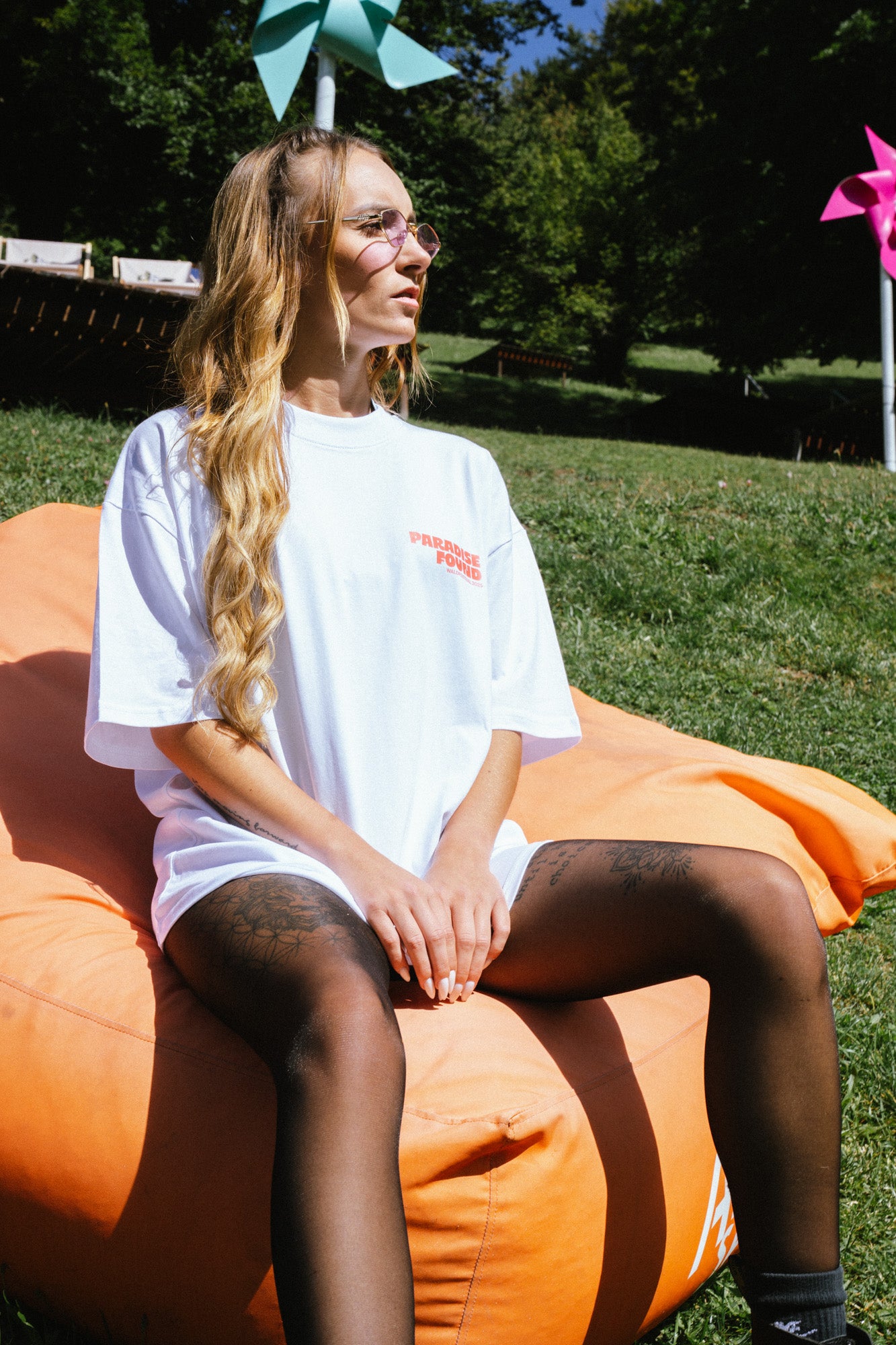 Sunset Oversized Shirt I WALDFESTIVAL