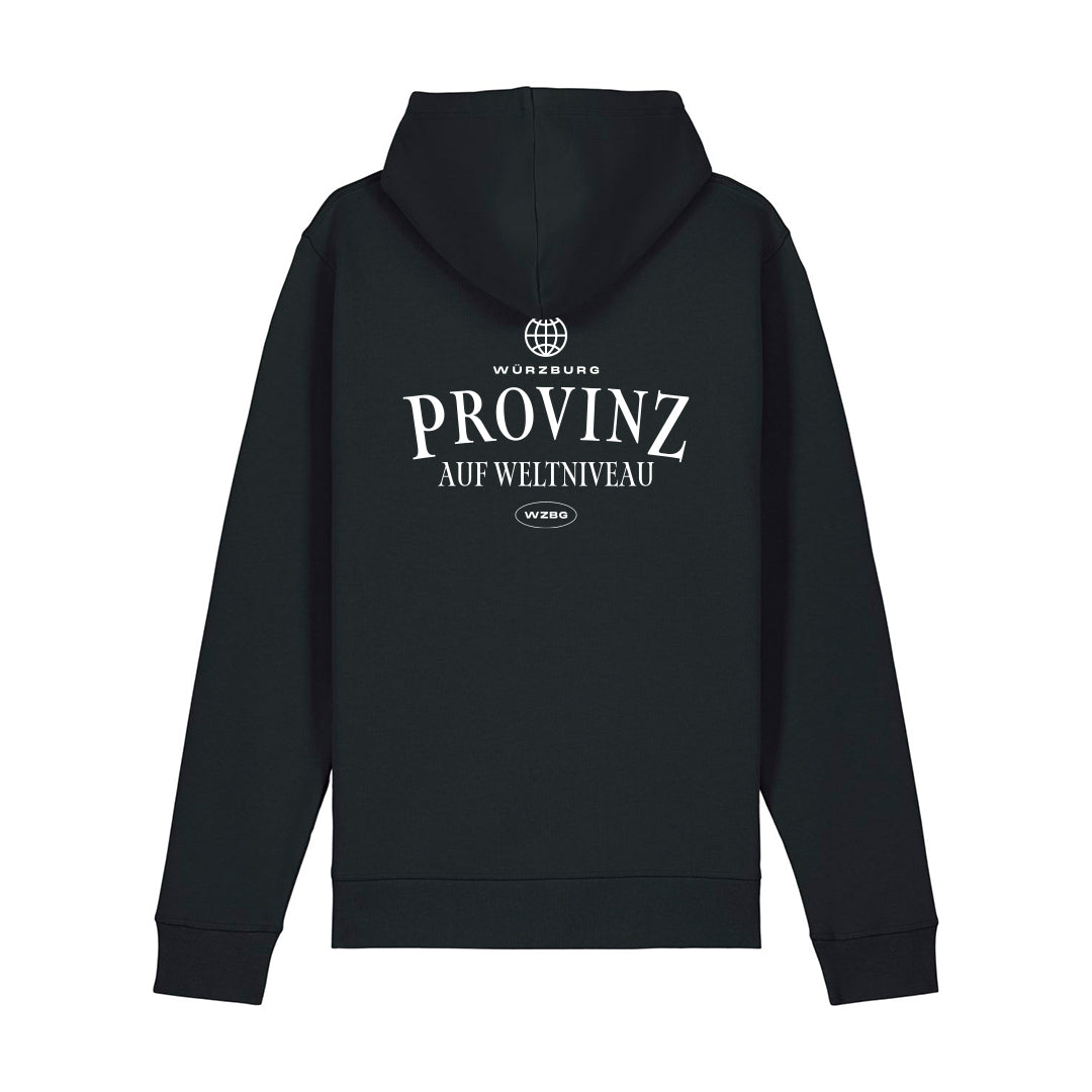 Weltniveau Hoodie - Bio-Baumwolle Black