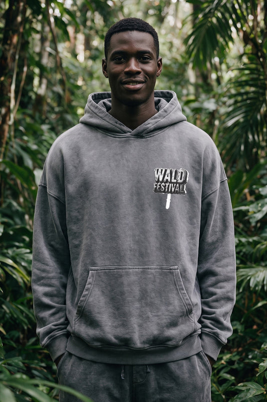 Waldfestival Hoodie I Oversized Grey I 2026