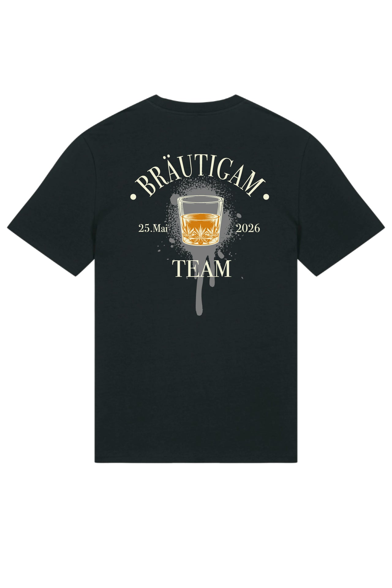 Team Bräutigam JGA Shirt I - Bio-Baumwolle Black