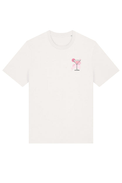 Team Braut Cocktail JGA Shirt - Bio-Baumwolle Off-White