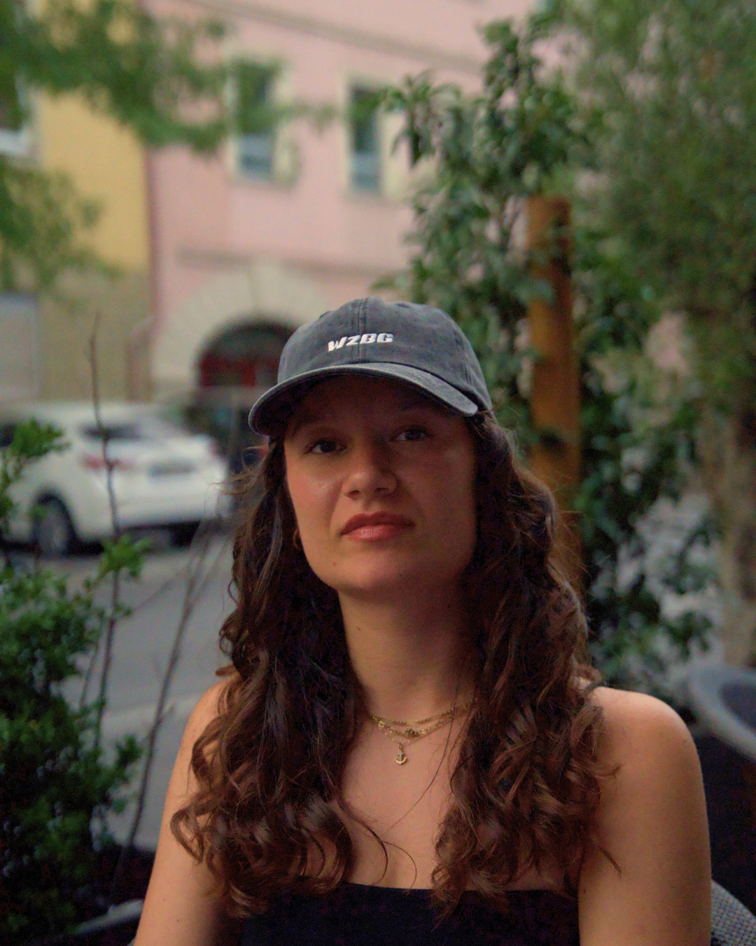 WZBG Dad Cap - Washed Black