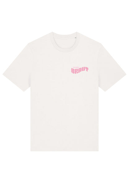 Team Braut Waves JGA Shirt - Bio-Baumwolle Off-White