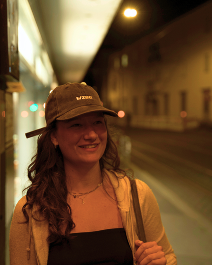 WZBG Dad Cap - Washed Black