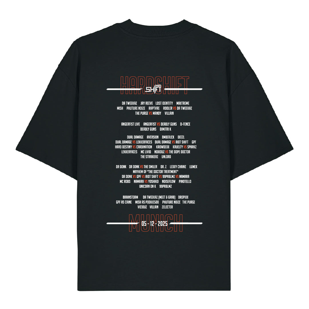 Line Up Oversized Shirt I Hardshift Festival