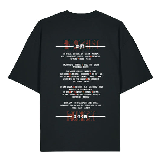 Line Up Oversized Shirt I Hardshift Festival