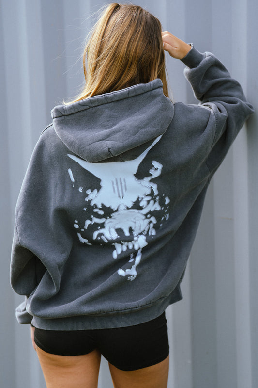 Hade Cage Dog Oversized Hoodie