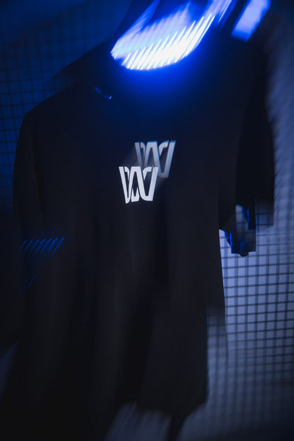 WAVES Logo Oversized Shirt Black Out – Official WAVES Open Air Merch 2026