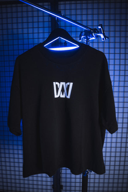 WAVES Logo Oversized Shirt Black Out – Official WAVES Open Air Merch 2026