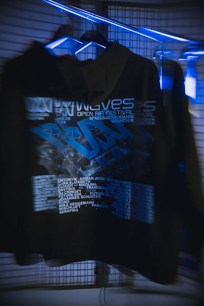WAVES Line-Up Hoodie Medium Fit – Official WAVES Open Air Merch 2026