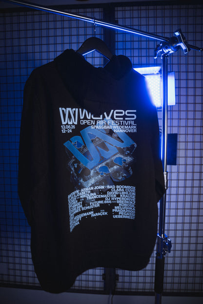 WAVES Line-Up Hoodie Medium Fit – Official WAVES Open Air Merch 2026