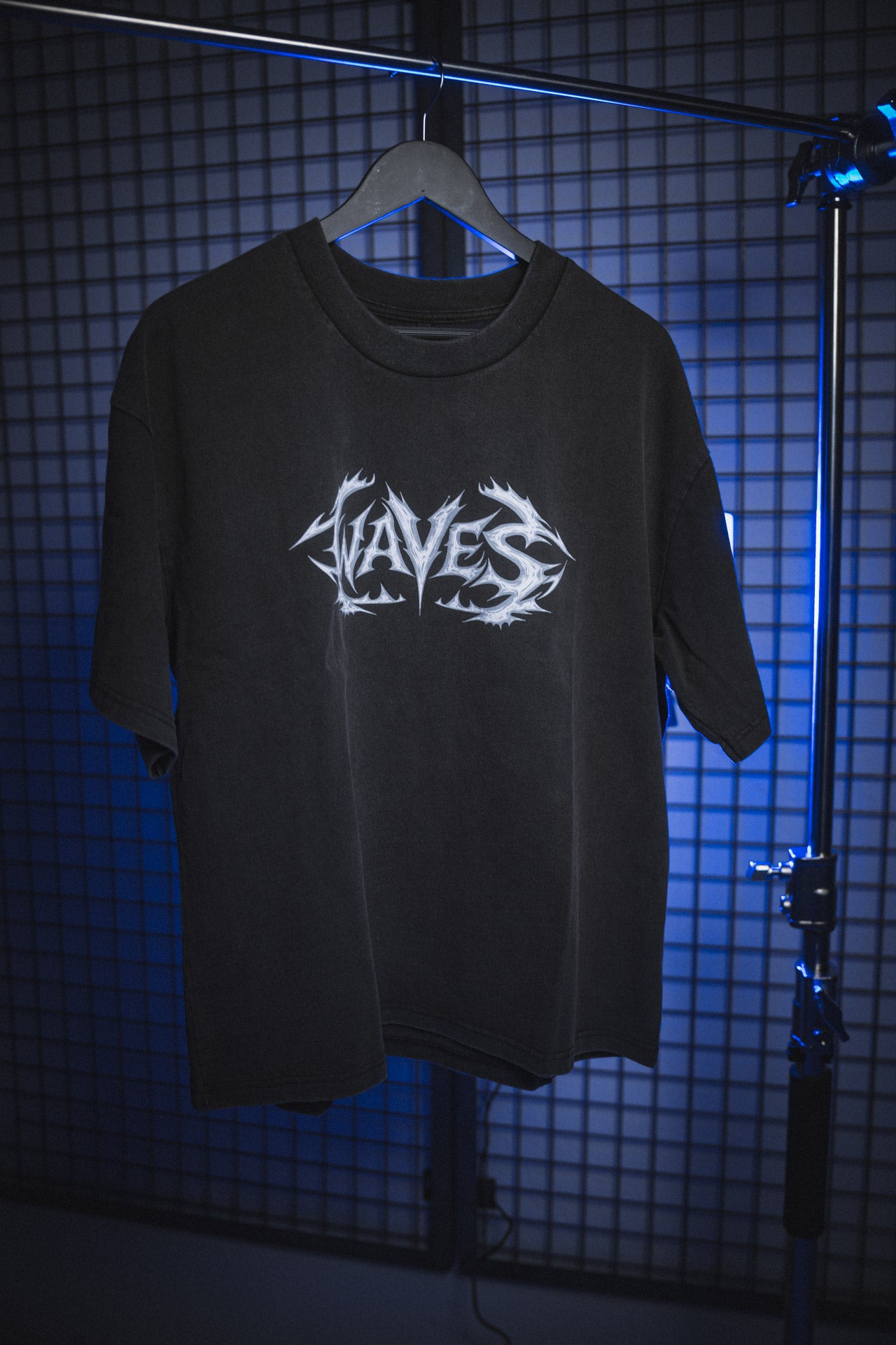 WAVES Tribal Oversized Shirt Vintage Black— Official WAVES Open Air Merch 2026