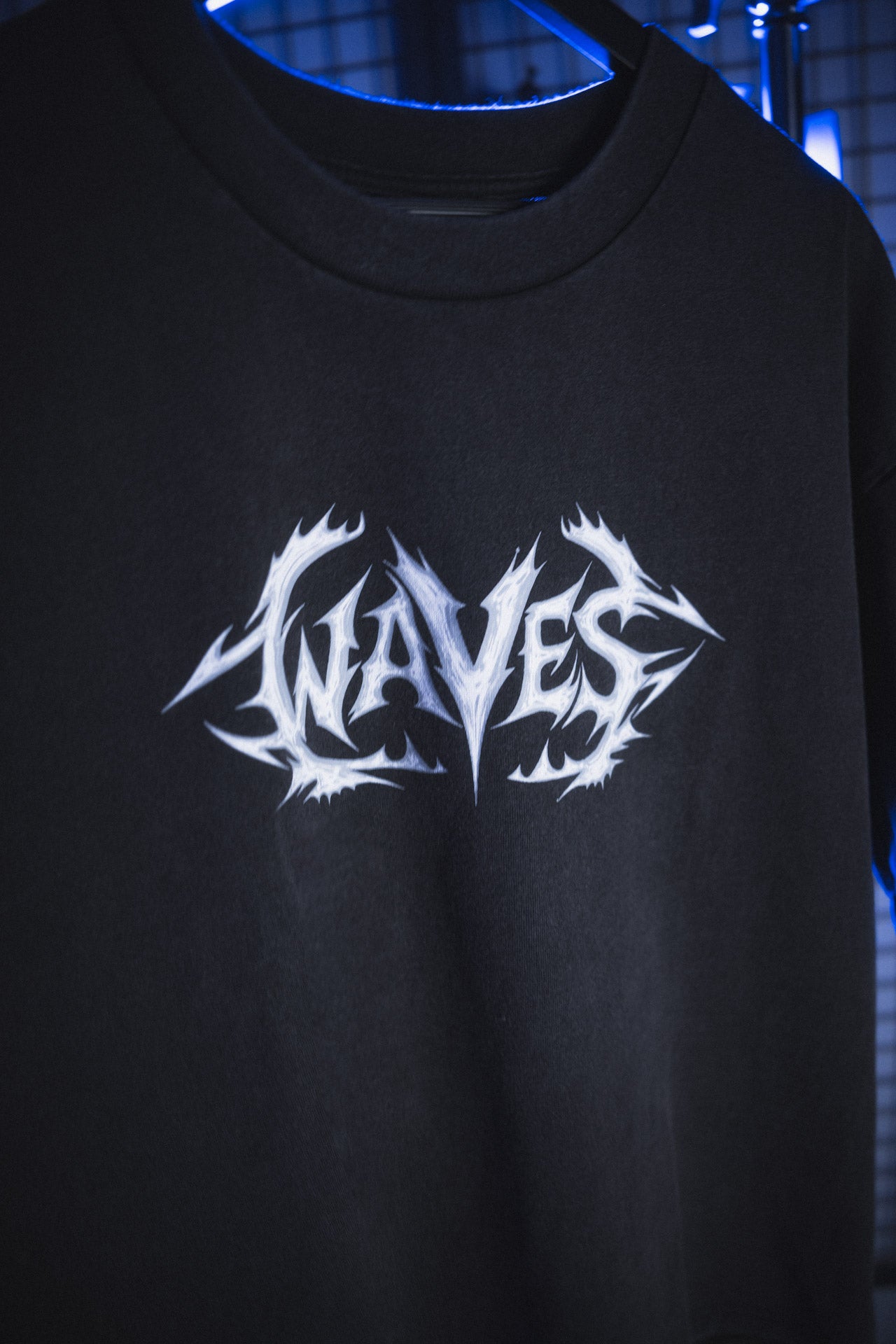 WAVES Tribal Oversized Shirt Vintage Black— Official WAVES Open Air Merch 2026