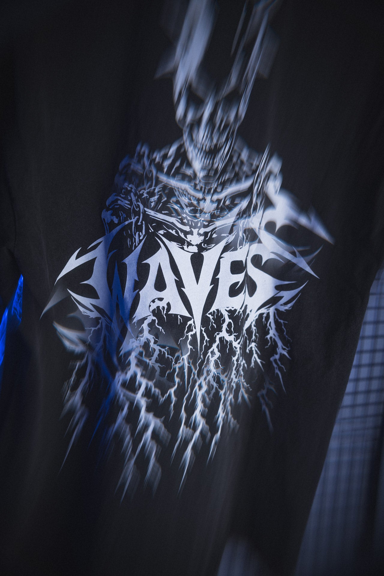 WAVES Tribal Oversized Shirt Vintage Black— Official WAVES Open Air Merch 2026