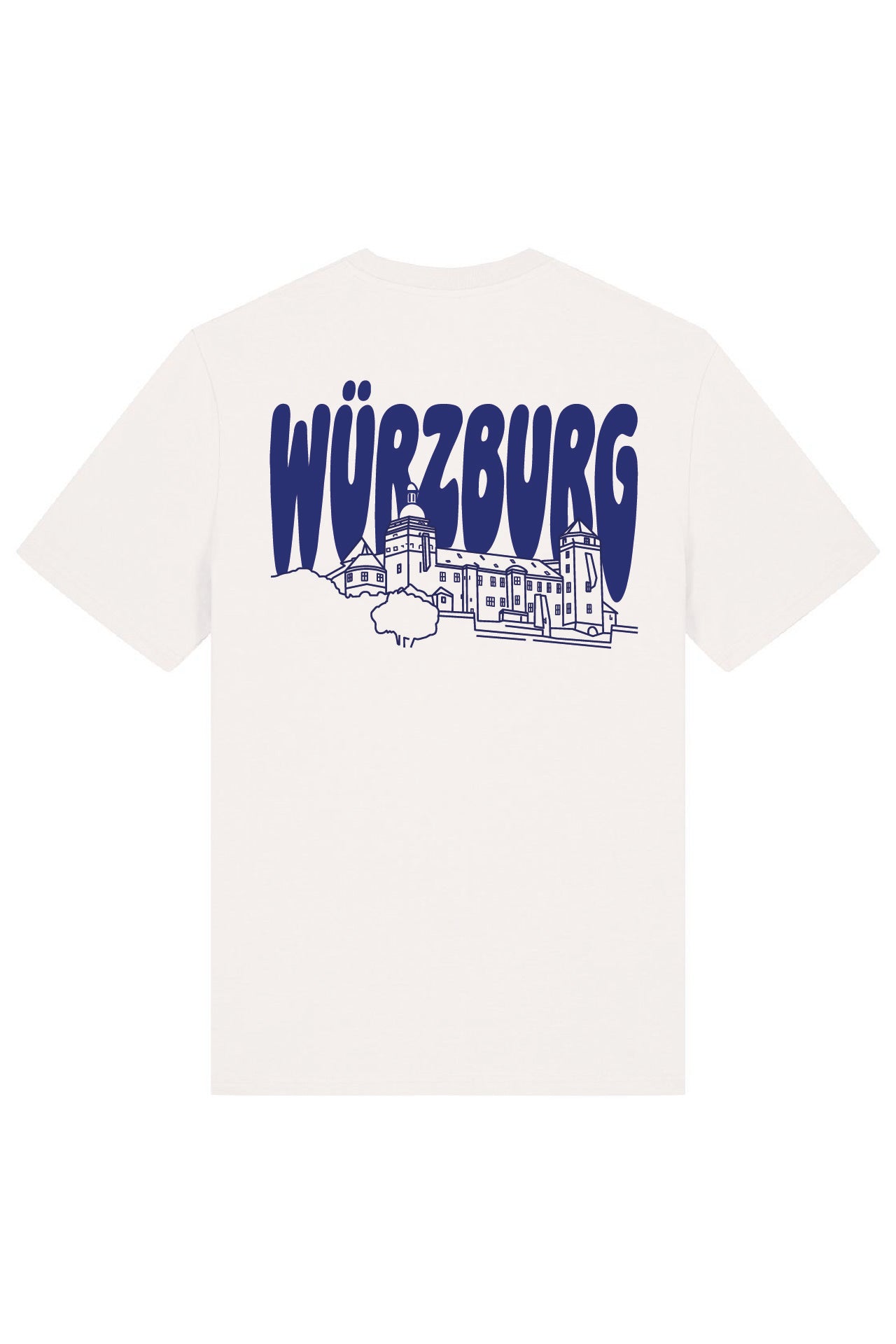 Festung Würzburg T-Shirt - Bio-Baumwolle Off-White