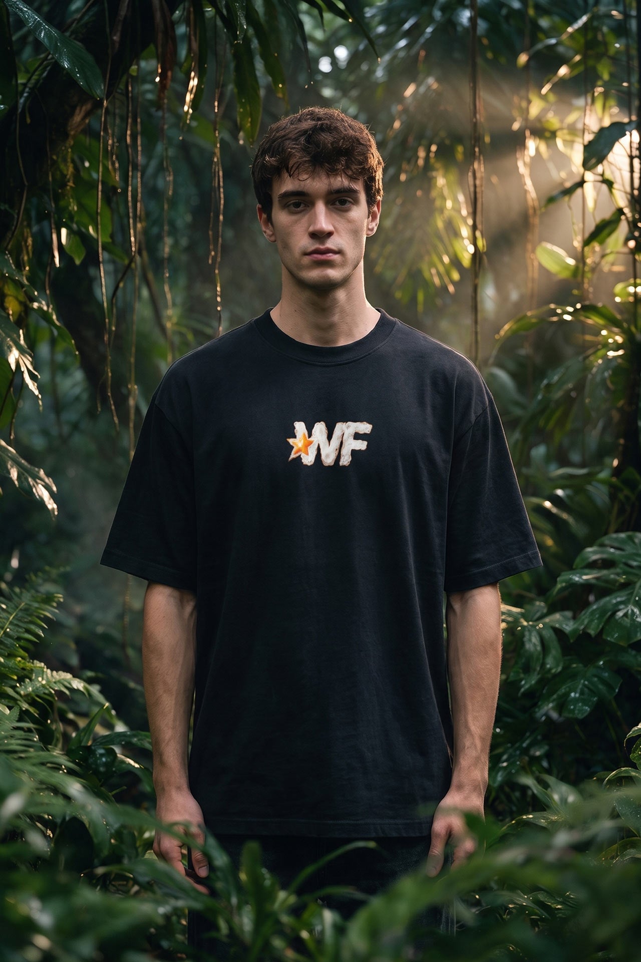 WF Line-Up Shirt I Oversized Black I Waldfestival 2026